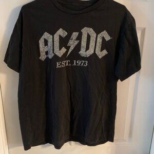 AC/DC 1973  BAND WOMENS  TEE